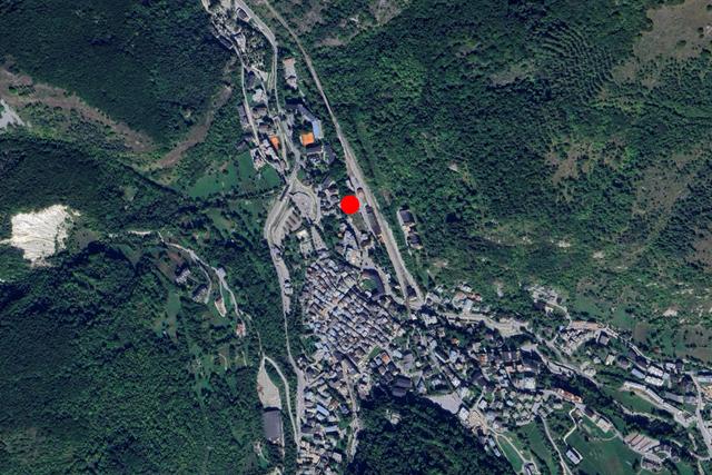 Vista aerea Limone Piemonte