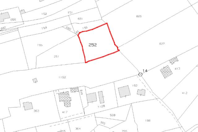 estratto di mappa lotto 3