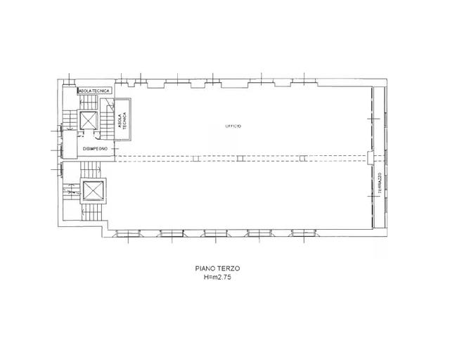 #2537939 Ufficio al grezzo in palazzo moderno in vendita - foto 16
