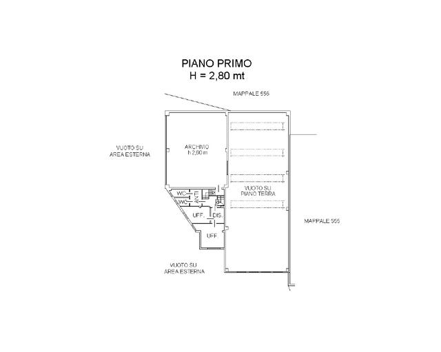 Planimetria piano primo
