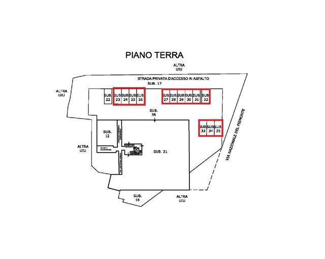 Posti auto - unico