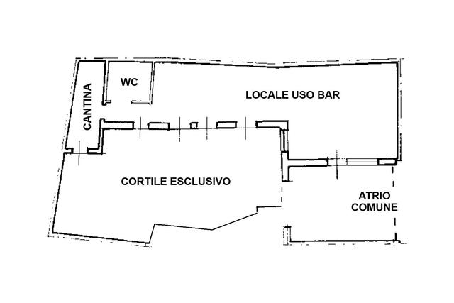#25832 Negozio con cortile privato in centro storico in vendita - foto 12