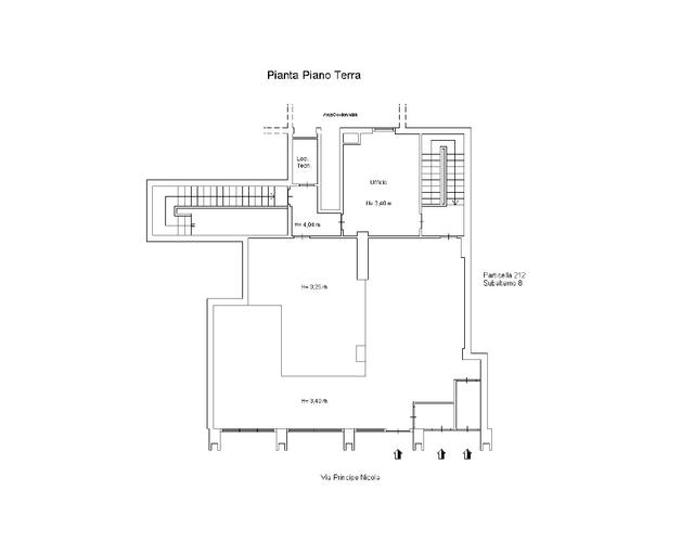 Planimetria piano terra