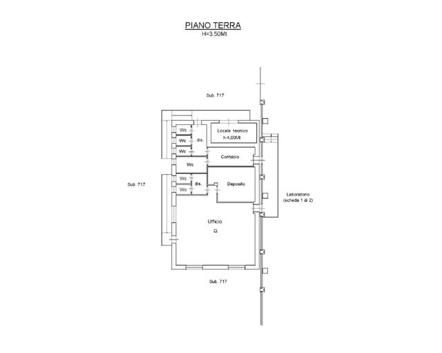Planimetria sub 719 B